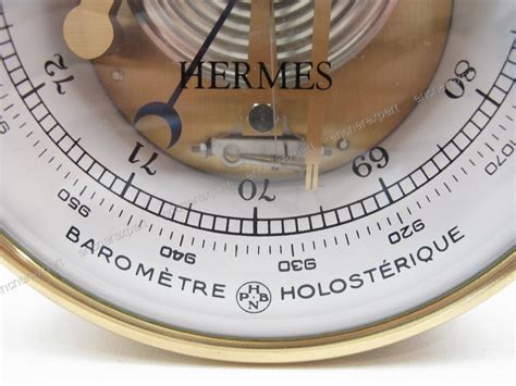 barometre hermes prix|HERMÈS à Paris Pendule thermomètre, baromètre, hygro.